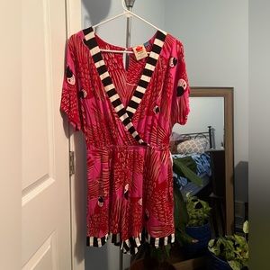 Anthropologie FARM RIO Parrot Romper